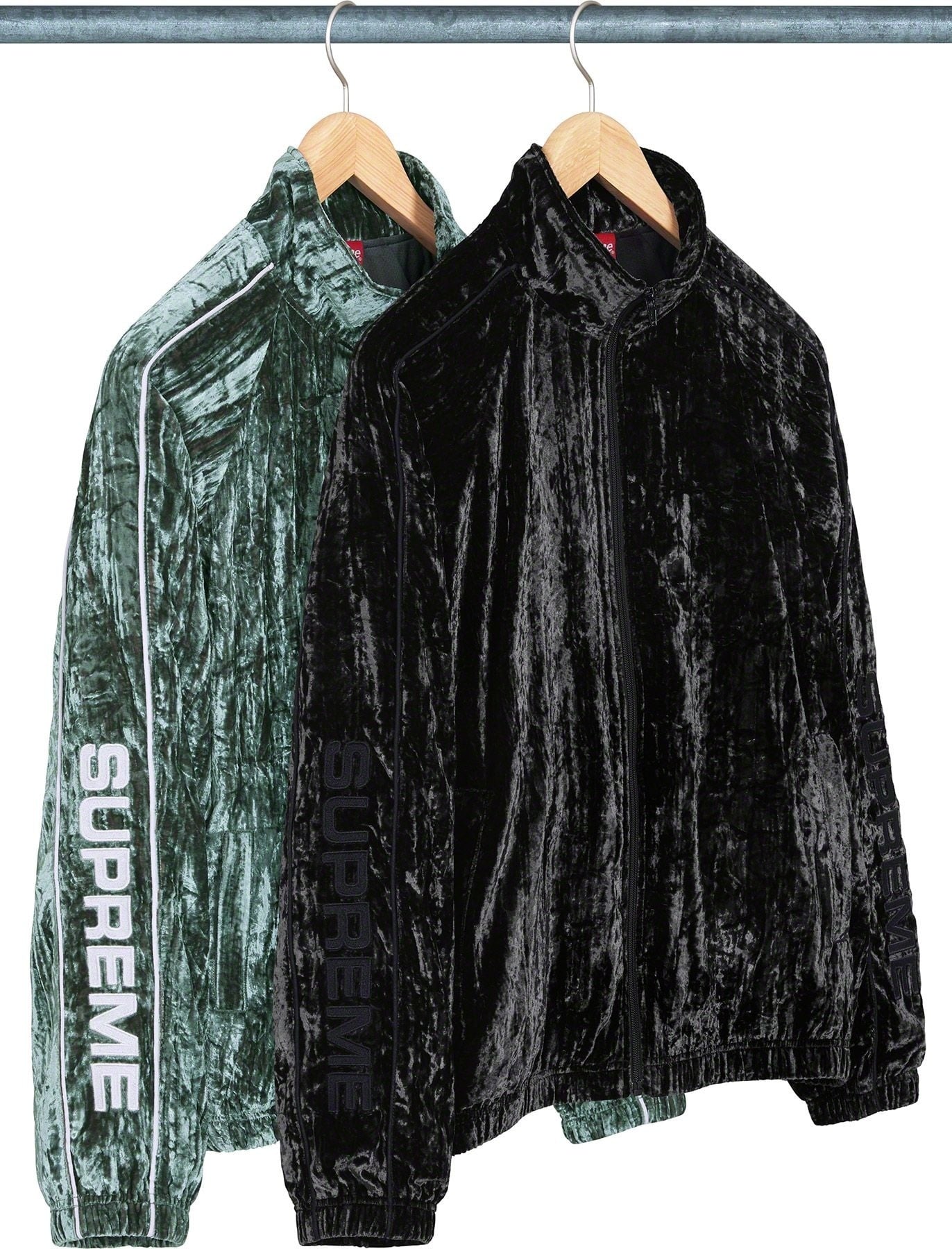 Crushed Velvet Track Jacket